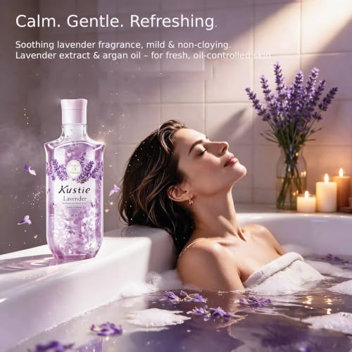 Kustie Lavender Body Wash with Tea Tree Oil - 7.44 Fl Oz
