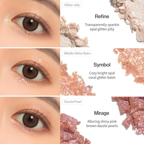UNLEASHIA Glitterpedia Eye Shadow Palette No.1 All of Glitter - Shimmer & Glitter Eyeshadow Palette