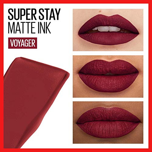 Maybelline Super Stay Matte Ink Liquid Lipstick 2-Pack, Amazonian & Voyager