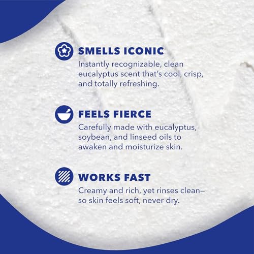 Noxzema Eucalyptus Deep Cleansing Face Wash 12 Oz - Original Formula, Hydrating & Invigorating