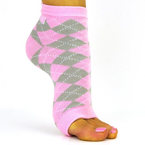 Freetoes Toeless Socks 3 Pairs - Pedicure, Yoga & Open-Toe Shoe Friendly
