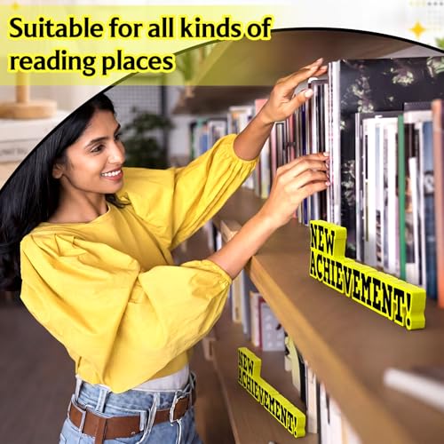New Achievement Bookshelf Decor - Yellow Wooden Sign for Gamers