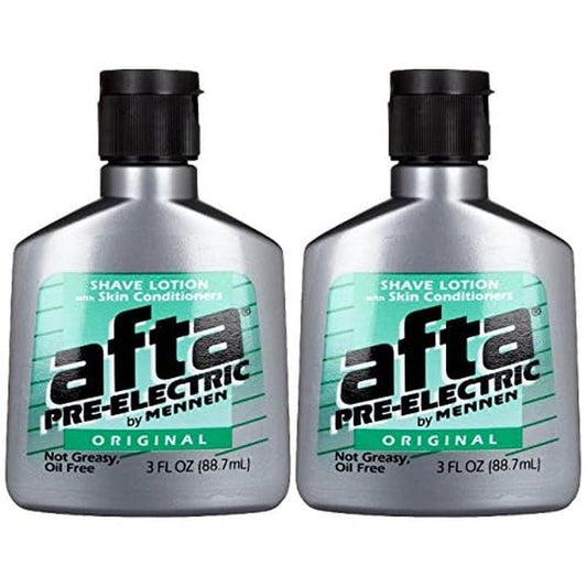 Mennen Afta Pre-Electric Shave Lotion, 3 Ounce (Pack of 2)