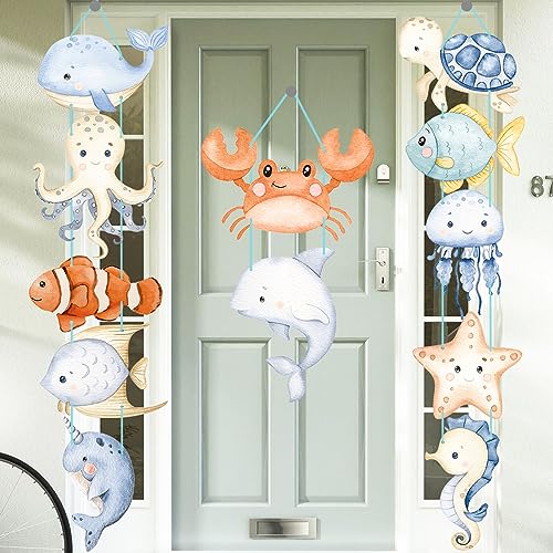 Under the Sea Party Banners - Ocean Animals Hanging Decorations