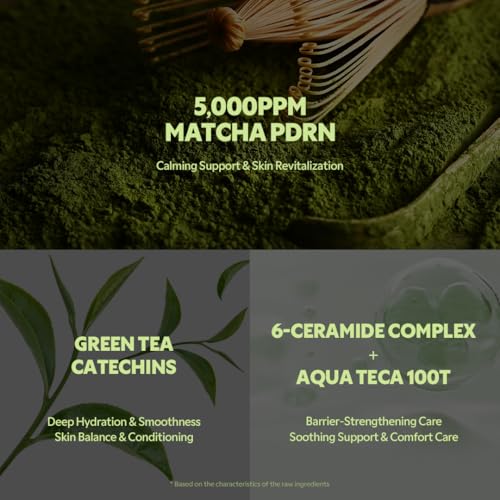TIRTIR Matcha PDRN Bubble Tea Sugar Scrub for Sensitive Skin 100g