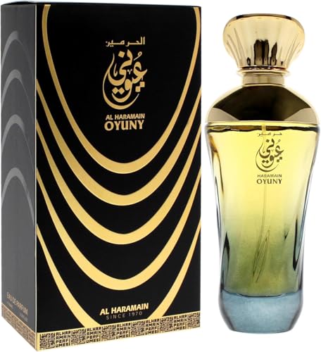 Al Haramain Oyuny Eau de Parfum for Unisex, Amber Floral Spray, 3.33 Ounce