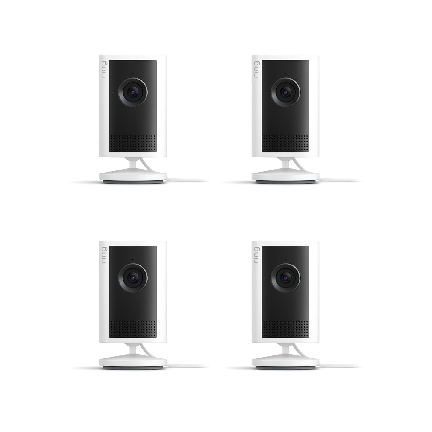 Indoor Security Camera - 2K Video Quality, 4x Zoom & Low-Light Vision | Black