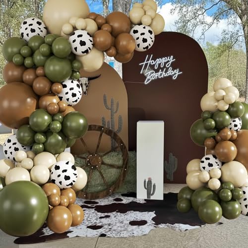 Cowboy Balloon Arch Kit for Baby Shower & 1st Birthday - 124pcs