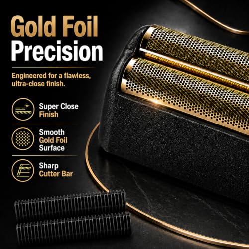 Gold Foil Replacement Heads for Wahl 7031-100/7043-100 Shaver