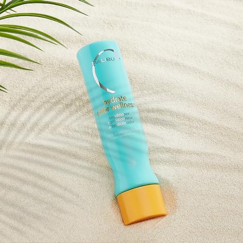 Malibu C Hydrate Color Wellness Conditioner 9 oz - Moisturizing, Color Safe for Vibrant Hair - Vegan & Sulfate-Free - Pack of 1
