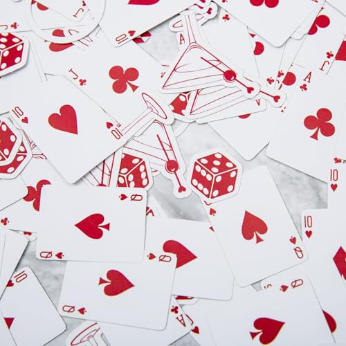 220pcs Lucky in Love Bachelorette Confetti for Vegas Parties