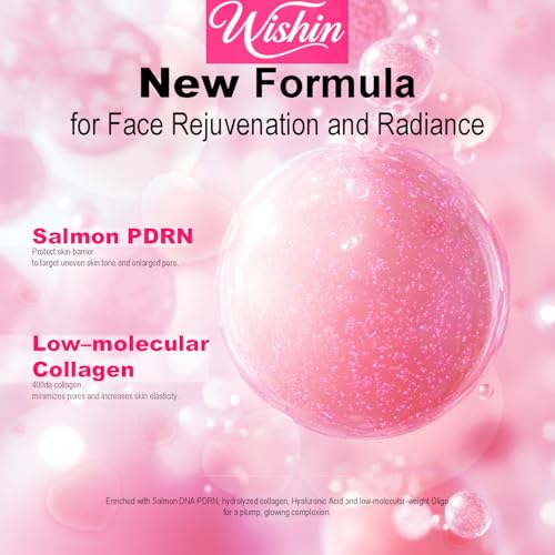 WISHIN Salmon DNA & Collagen Overnight Jelly Mask Sheet - 5 Pack