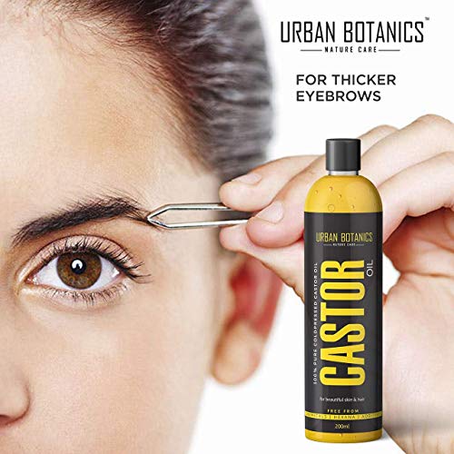 UrbanBotanics Pure Cold Pressed Castor Oil for Hair and Skin - 200ml