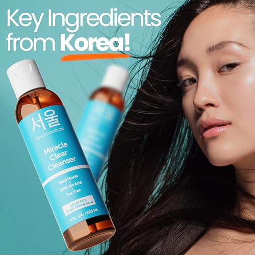 Korean Acne Cleanser with Snail Mucin & Salicylic Acid - 4oz