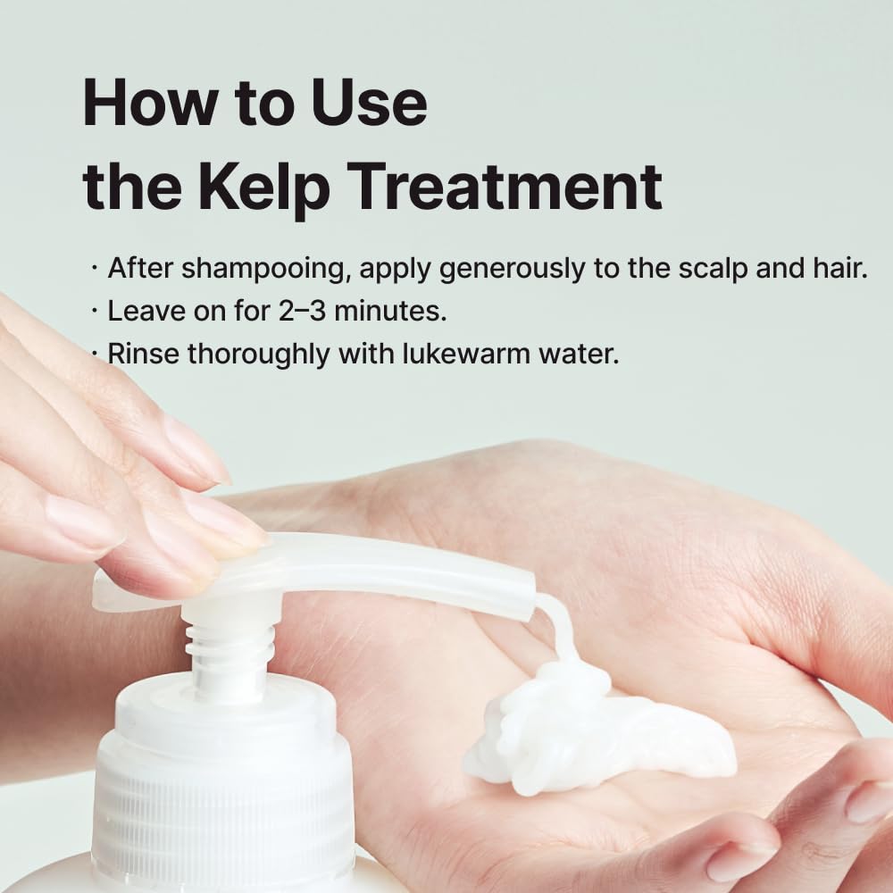 Kelp Hair Treatment Conditioner - Nourishing & Hydrating Formula for Dry, Itchy Scalp | 16.9 fl oz / 500ml