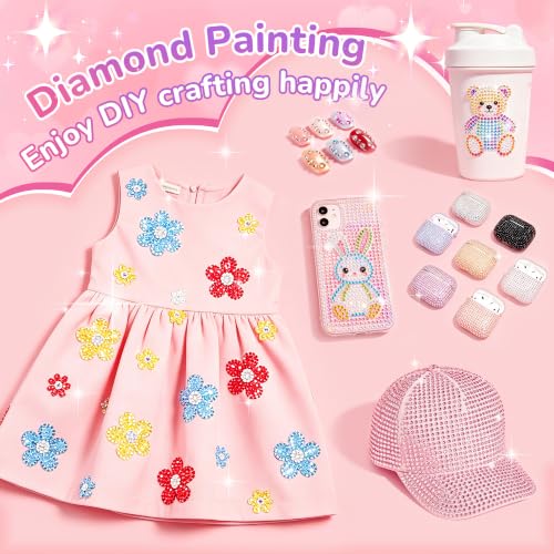 28 Colors Bedazzling Kit with 30000 Rhinestones & Glue