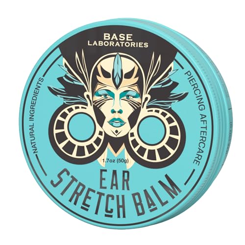 Base Laboratories Ear Stretching Balm - Natural Aftercare for Gauges