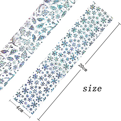 TBRZTR Christmas Nail Foil Transfer Stickers - 10 Sheets (Variation: Christmas)