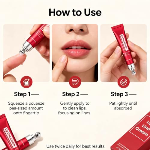 MildMane Collagen Lip Repair Cream with Jojoba Oil - Hydrating Anti-Aging Lip Treatment, 0.71 oz