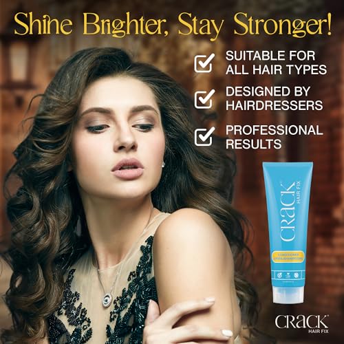 Crack Hair Fix Deep Conditioning Treatment - Frizz Control & Detangler, 8.5 oz