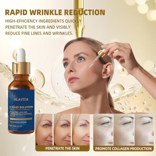 OLAVITA Anti-Aging Serum Duo - Vitamin C & Collagen Hydrating Formula