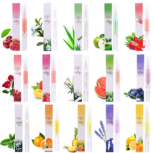 Miss Forever 15Pcs Cuticle Oil Pen Kit for Nail Repair and Growth