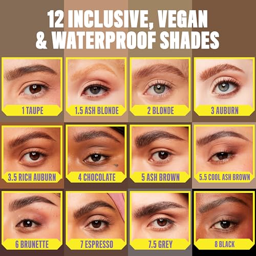 NYX Micro Brow Pencil - Waterproof, Vegan, Rich Auburn
