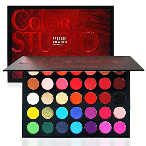 BestLand 35-Color Eyeshadow Palette for Halloween & Creative Makeup