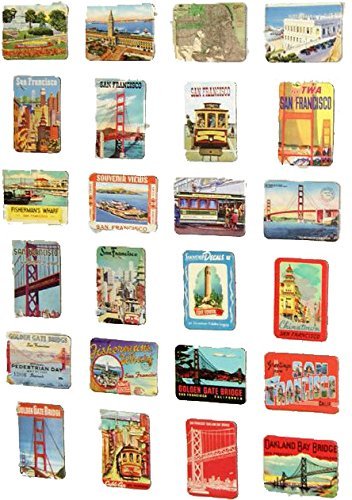 24-Piece Colorful Magnetic Fridge Magnets Set - Fun Home Decor