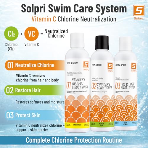 Vitamin C Swim Shampoo & Body Wash for Chlorine Removal