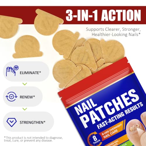 Fungal Nail Patches - Overnight Repair for Discolored & Thick Toenails | 32 PCS