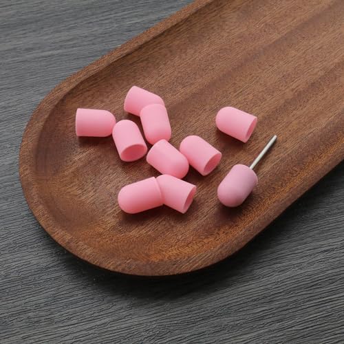 Create Idea 11pcs Nail Sanding Caps Set 16mm x 25mm for Natural & Artificial Nails