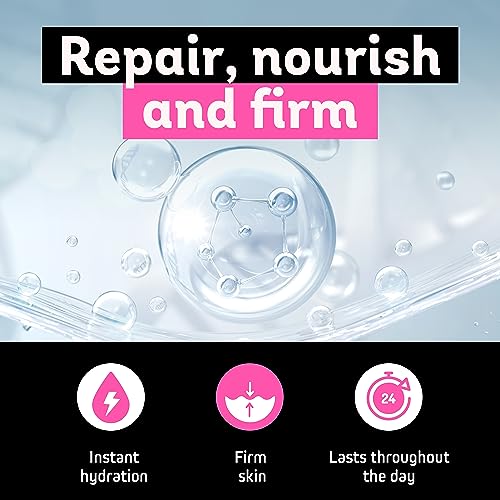 Collagen Booster Daily Moisturizing Face Cream with Hyaluronic Acid & Rosehip Oil - 3.4 oz - Non-Comedogenic Hydrating Cream for All Skin Types