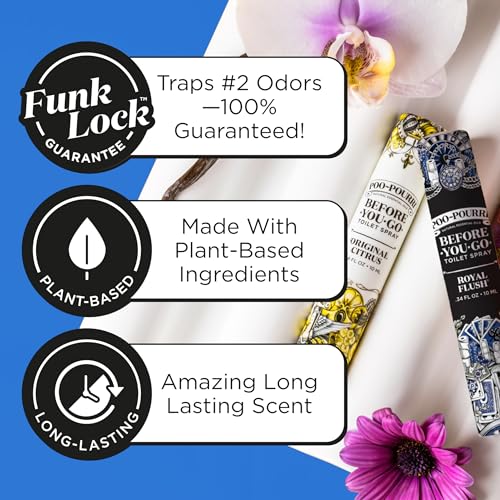 Poo-Pourri Before-You-Go Toilet Spray, Eucalyptus & Spearmint - Travel Size 10 mL