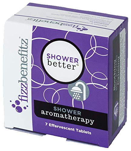 FizzBenefitz Unwinding Aromatherapy Shower Bombs - Relaxing Vapor Tablets, 7-Pack