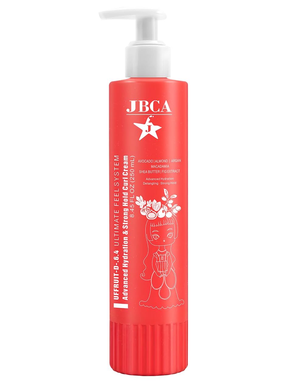 Curl Defining Cream for Wavy & Curly Hair - Anti-Frizz Formula with Shea Butter & Vitamin B5 | 8.45 Oz