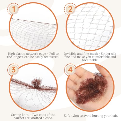 Teenitor Kids Bun Kit - 2 Donut Makers & 10 Invisible Hair Nets