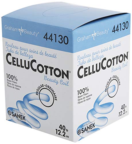 Graham Cellucotton Beauty Coil - 100% Rayon Fiber for Safe Skin Protection