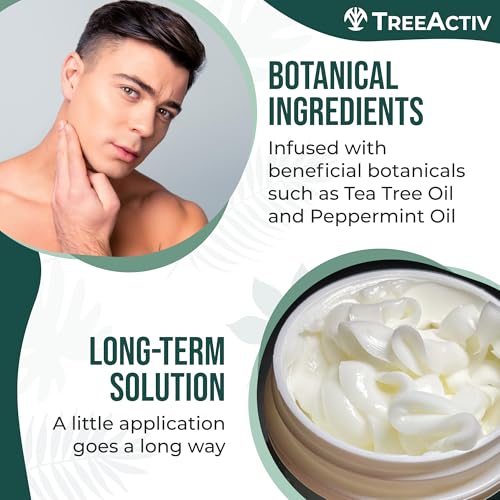 TreeActiv Acne Cream with 2% Salicylic Acid, Oil-Control Face Moisturizer