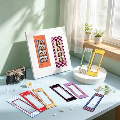 10-Pack Vintage Magnetic Photo Frames for 2x6 Inch Photos
