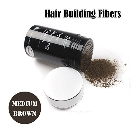 Dexe Hair Building Fibers - Medium Brown, 22g for Thinning Hair