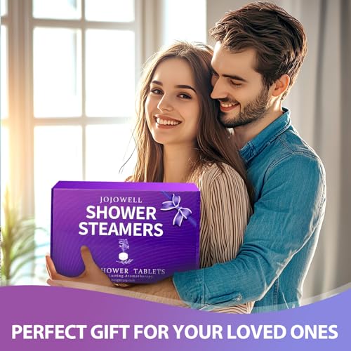 JoJowell Lavender Shower Steamers - 12 Pack Aromatherapy Shower Bombs