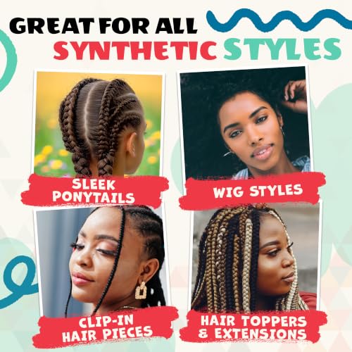 AllDay Locks Synthetic Wig Shampoo with Conditioner & Detangler - 8 Oz
