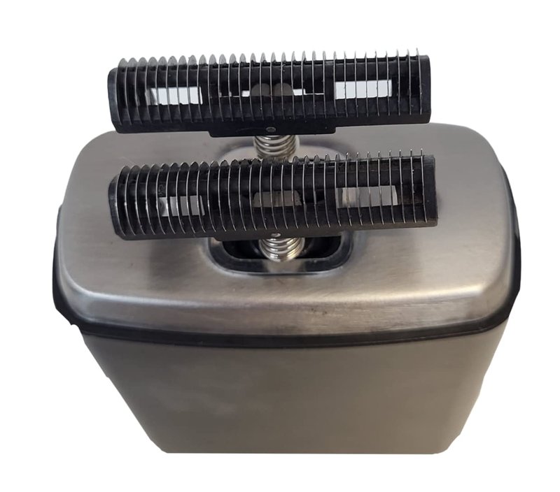 Supreme Trimmer Replacement Hypoallergenic Foil SB62 | Shell for Crunch STF602 | Black w/Silver Foil