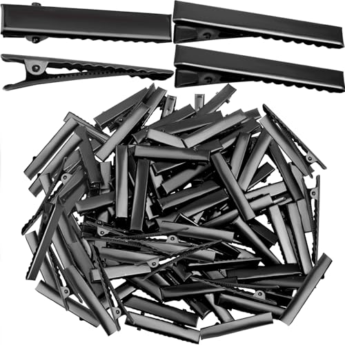 100pcs Alligator Hair Clips - Durable Metal Hairpins for Styling