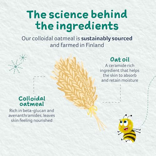 Childs Farm OatDerma Bubble Bath for Sensitive Skin, 8.4 Fl Oz
