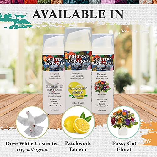 Original Udder Balm Quilter’s Hand Cream - Patchwork Lemon, 5 Oz