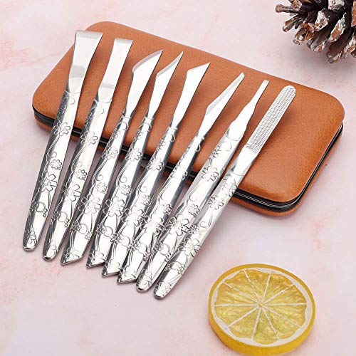 Yosoo Health Gear 8-Piece Ingrown Toenail Care Kit - Stainless Steel Foot Tools