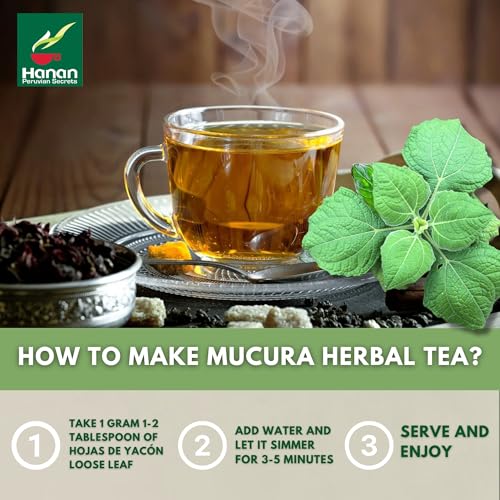 Hanan Peruvian Secrets Mucura (Anamu) Herbal Tea - 100% Natural, Caffeine-Free, 1.41oz