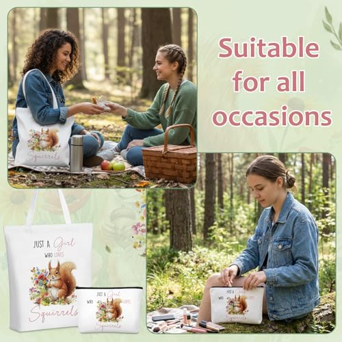 Squirrel Gifts Set for Women Girls - 5 Pcs Squirrel Themed Accessories